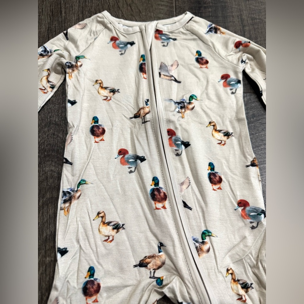Bamboo Baby Sleepie Zippy Duck Print 12-18 month - Picture 4 of 5